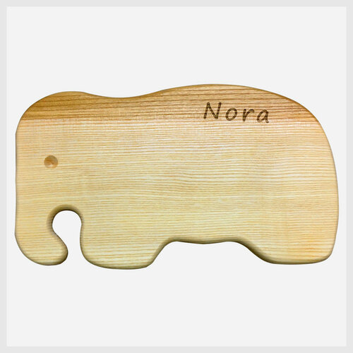 Breakfast Board Elephant engraving