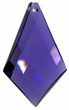 Kristall blau violett