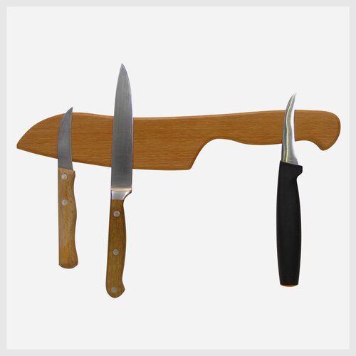 Magnetic Strip Knife form from beech